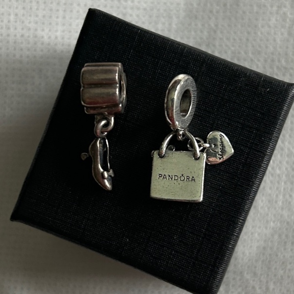 ** MAKE REASONABLE OFFER** Pandora  Sterling Silver Charm And Spacer Lot 12 - Picture 12 of 16